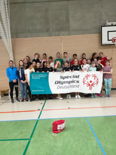 Teilnahme am Special Olympics Fanprojekt 2023/24 (Marie Claus, Februar 2024)