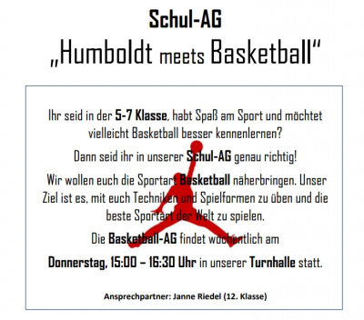 AG Basketball - Anwerbung (Janne Riedel, August 2025)