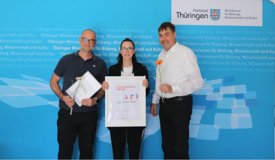 Auszeichnung "Bewegungsfördernde Schule 2025" (TMBWK, September 2025)