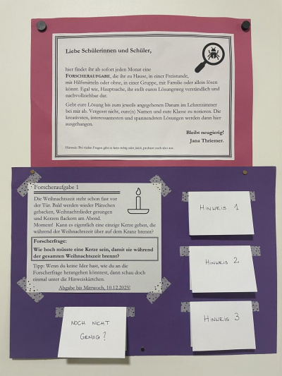 Forscheraufgabe (THR, November 2025)