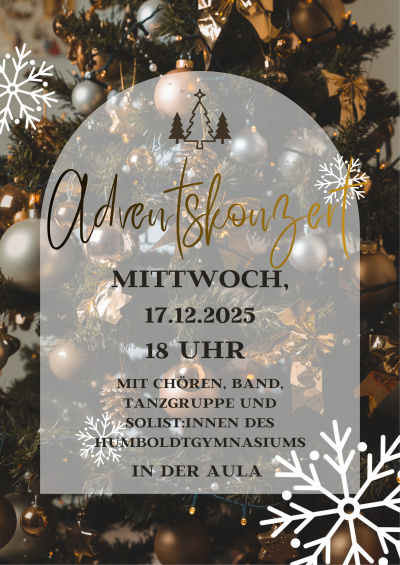 Adventskonzert 2025 (JUB, Dezember 2025)