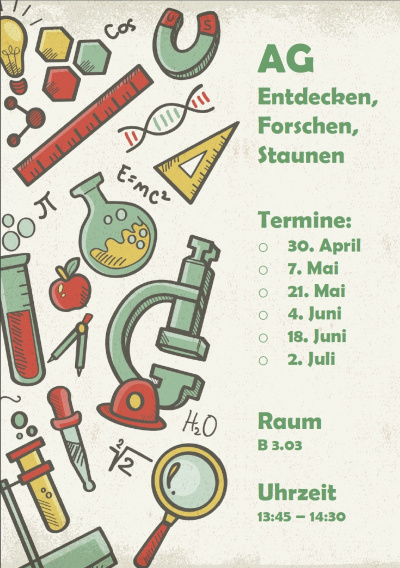 AG Entdecken, Forschen, Staunen (BLE, 22.04.2026)