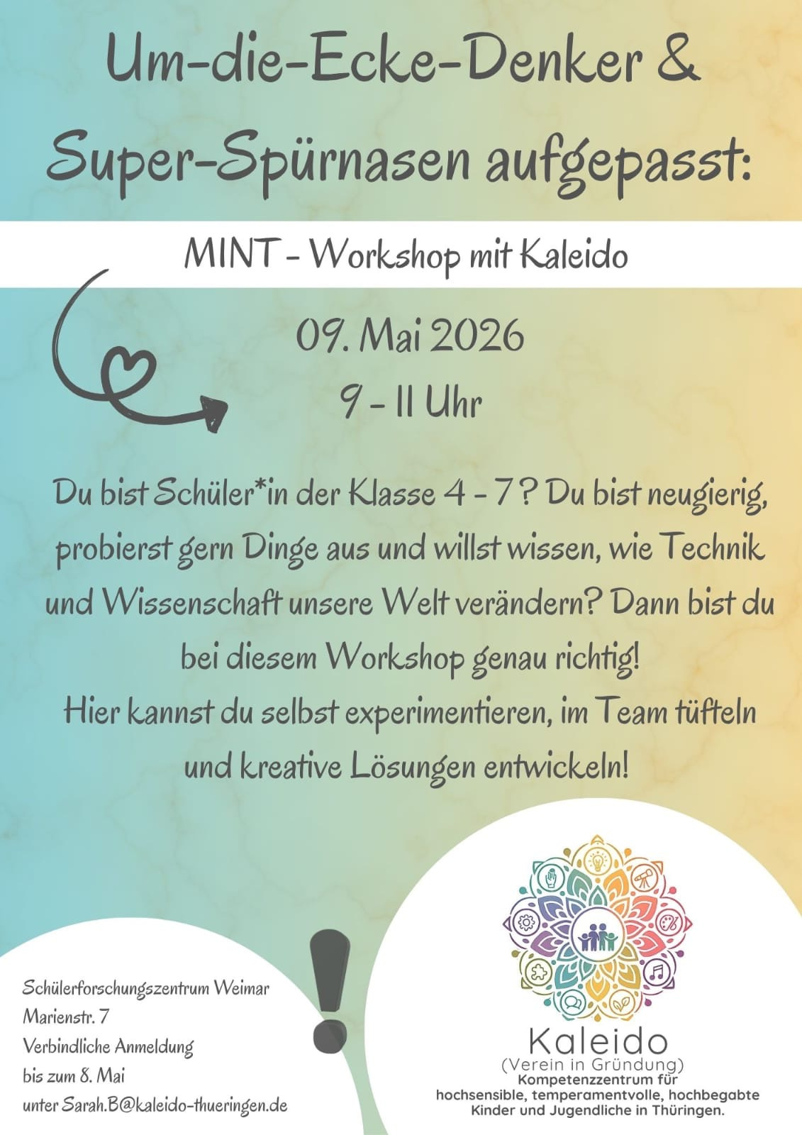 MINT - Kaleido - 1, Bild: Frau Harscher, 04.05.2026
